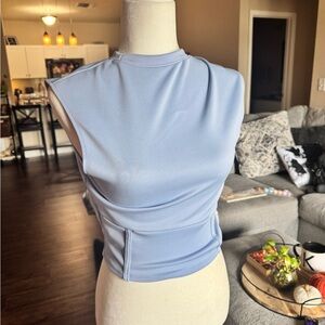 Baby blue top and pant set! Brand new with tags.